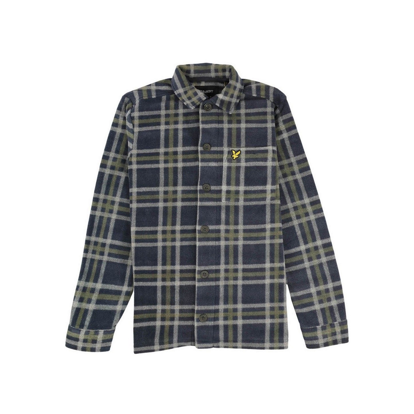 Camicie casual Uomo Lyle & Scott - Fleece Overshirt - Blu