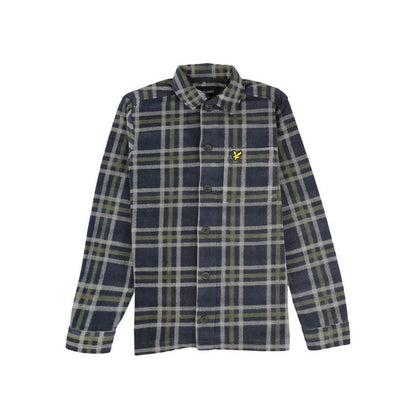 Camicie casual Uomo Lyle & Scott - Fleece Overshirt - Blu
