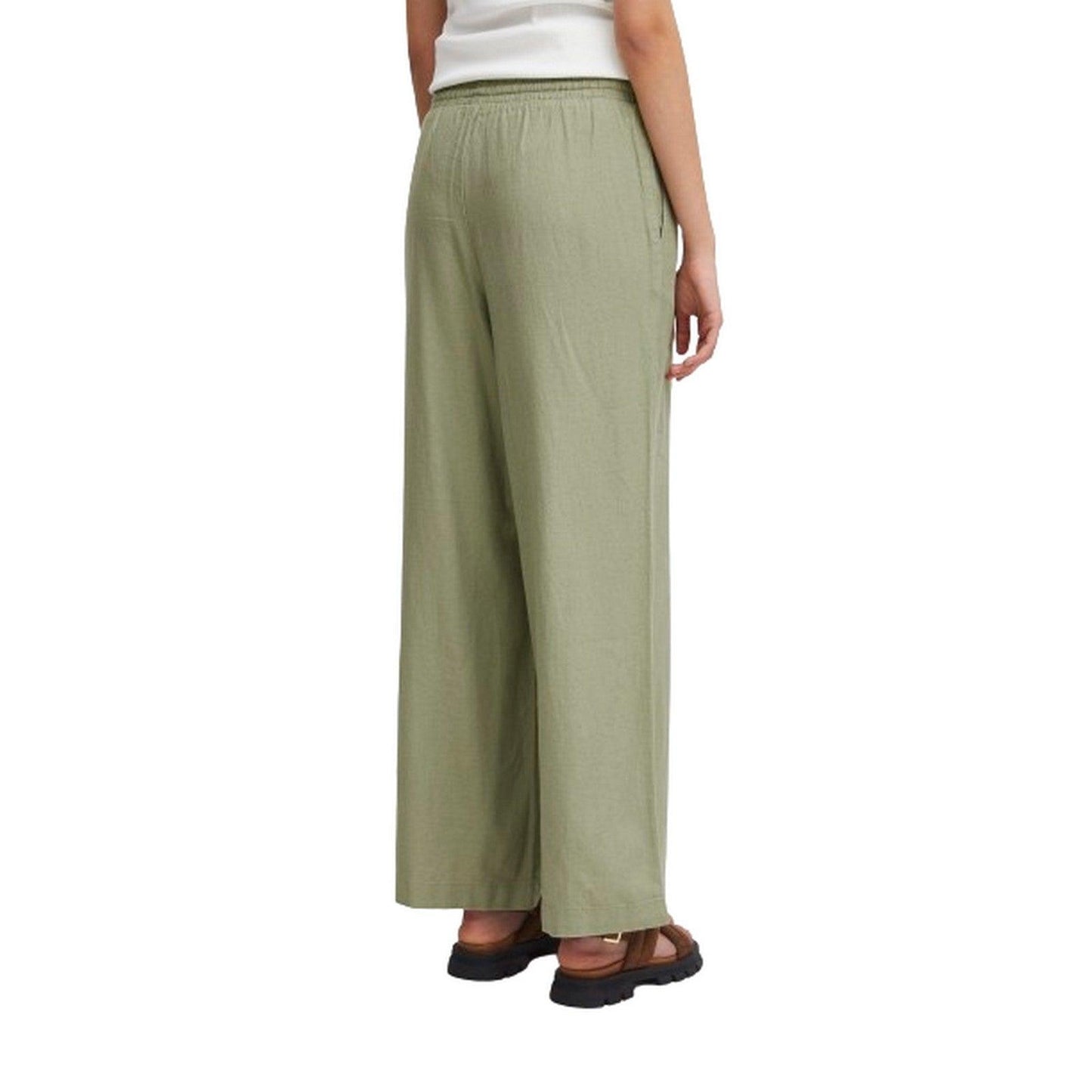 Pantaloni Donna Ichi - Ihlino Pa2 Fl - Verde