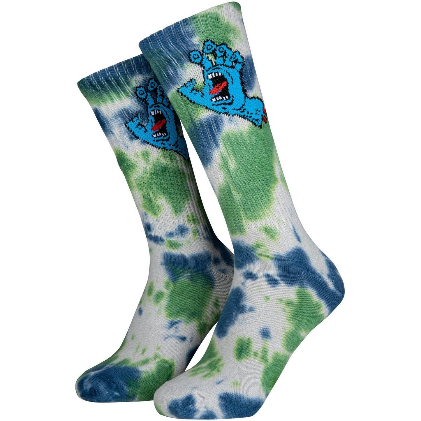 Calze Uomo Santa Cruz - Screaming Hand Tie Dye Sock - Multicolore