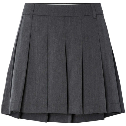 Gonne casual Donna Pieces - Pcjinkx Hw Pleated Skirt - Grigio