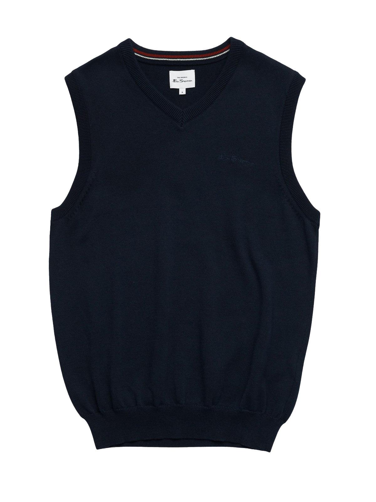 Gilet Uomo Ben Sherman - Cotton Core Vest - Blu