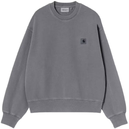 Felpe senza cappuccio Donna Carhartt Wip - W' Nelson Sweat - Grigio