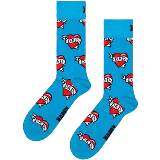 Calze Unisex Happy Socks - I Love Dad Sock - Verde