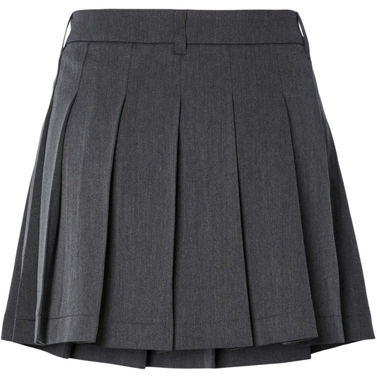 Gonne casual Donna Pieces - Pcjinkx Hw Pleated Skirt - Grigio