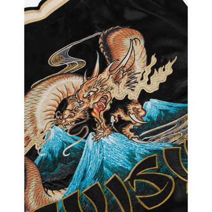 Giacche Uomo Evisu - Ht, Whale Emb. Souvenior Jacket - Nero