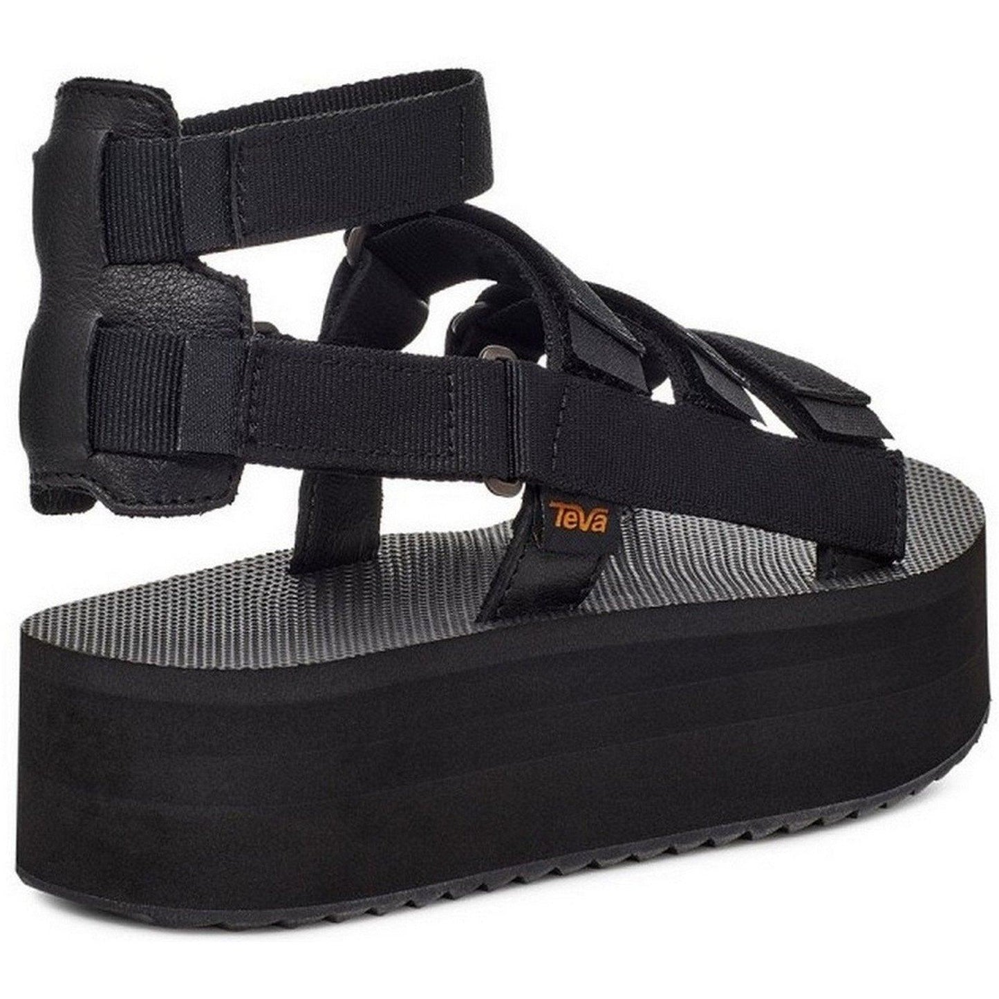 Sandali Donna Teva - Flatform Mevia - Nero