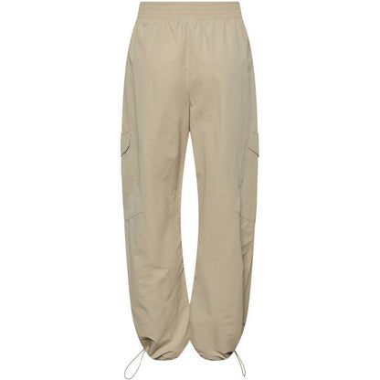 Pantaloni Donna Pieces - Pcjill Cargo Joggers - Beige