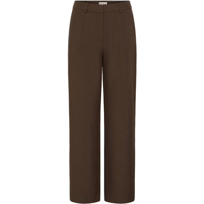 Pantaloni Donna Ichi - Ihfava Wide Pa - Marrone