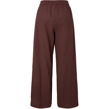 Pantaloni Donna Pieces - Pcagnes Hw High Slit Pant Jrs Bc - Rosso