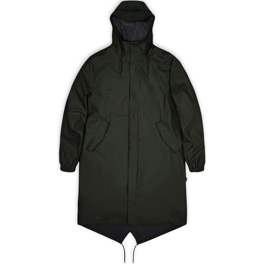 Giacche impermeabili Unisex Rains - Fishtail Parka W3 - Verde