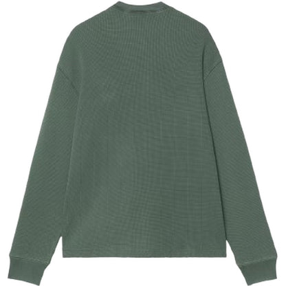 T-shirt Uomo Carhartt Wip - L/S Vista Waffle T-Shirt - Verde