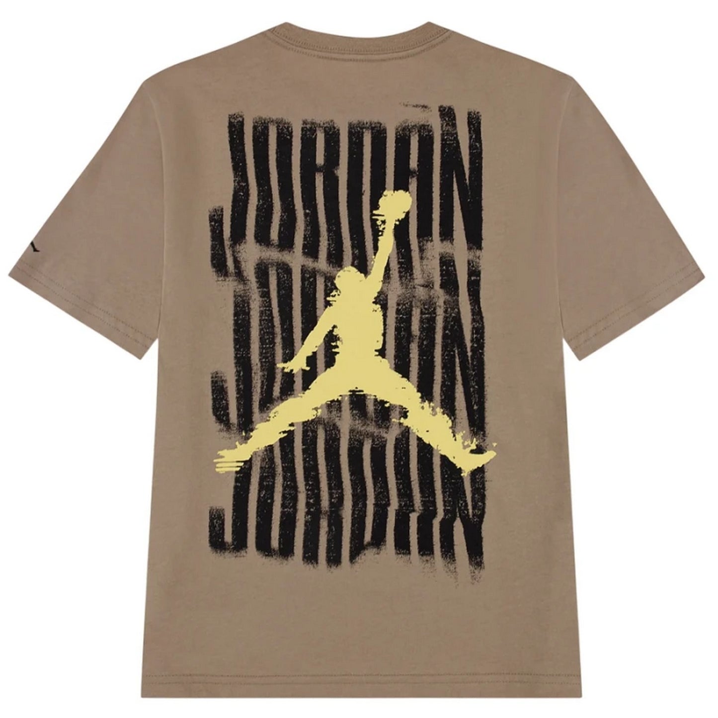 T-shirt Ragazzi Unisex Jordan - Jdb Jordan Distressed Ss Tee - Beige