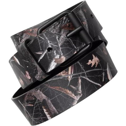 Cinture Unisex Carhartt Wip - Camo Feather Tree Belt Leather - Nero