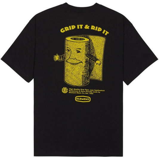 T-shirt Uomo Element - Grip It Ss - Nero
