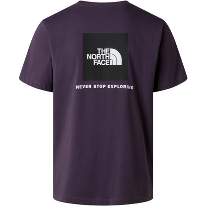 T-shirt Uomo The North Face - M Evolution Box Nse Regular Short Sleeve - Viola