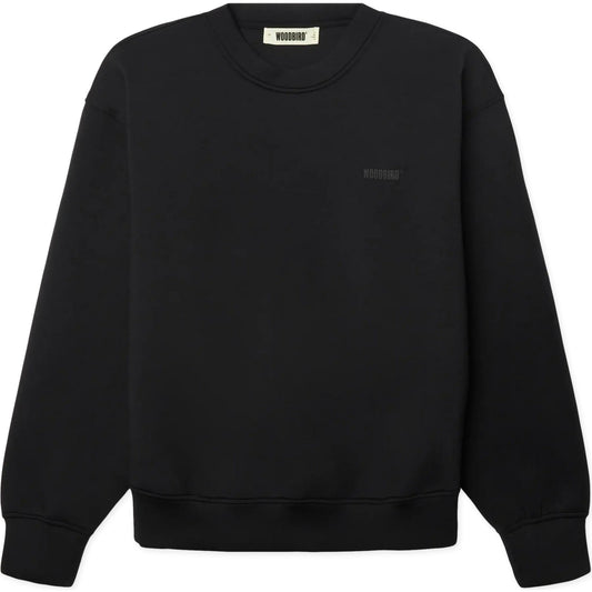 Felpe senza cappuccio Uomo Woodbird - WBFuko Scuba Crew - Nero
