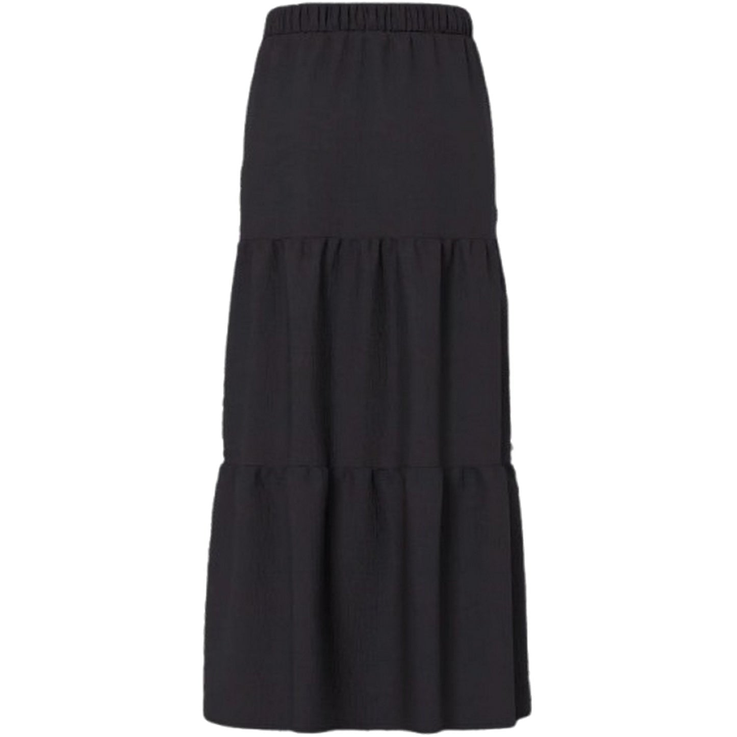 Gonne casual Donna Pieces - Pcsikka Hw Maxi Skirt Wvn Noos Bc - Nero