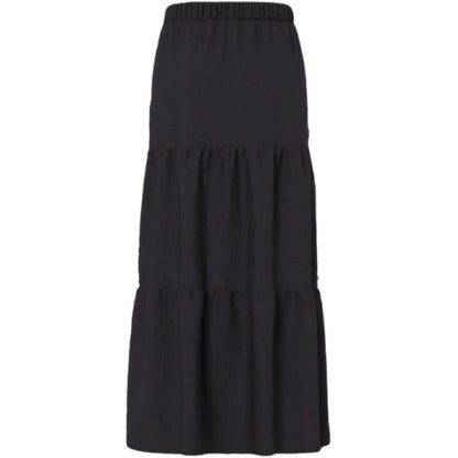 Gonne casual Donna Pieces - Pcsikka Hw Maxi Skirt Wvn Noos Bc - Nero