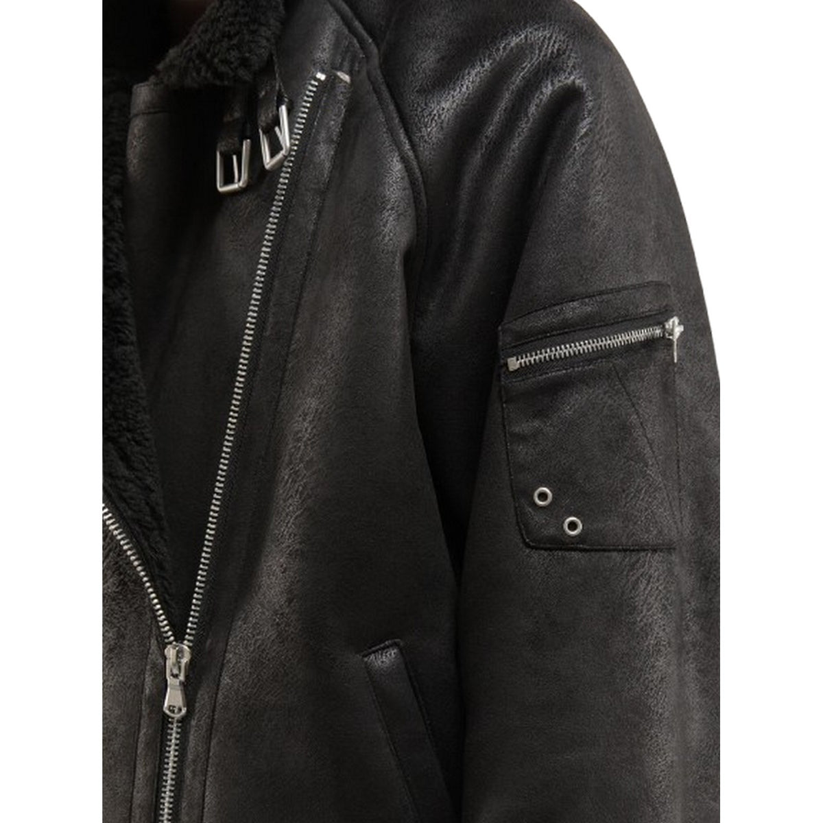 Giacche Uomo Reternity - Aero Shearling Jacket - Nero