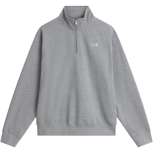 Maglie a manica lunga Uomo The North Face - M Ess Sd Rlx 1/4 Zip - Grigio
