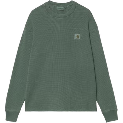 T-shirt Uomo Carhartt Wip - L/S Vista Waffle T-Shirt - Verde