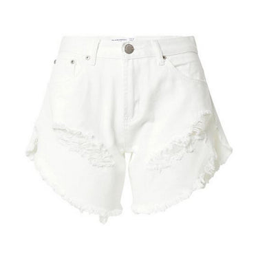 Pantaloncini Donna Glamorous - Ladies Shorts Ka6744 - Bianco