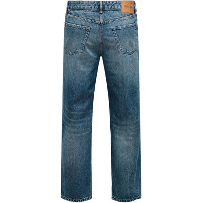 Jeans Uomo Only & Sons - Onsedge Str Mb Green 2341 Tai Dnm Noos - Blu