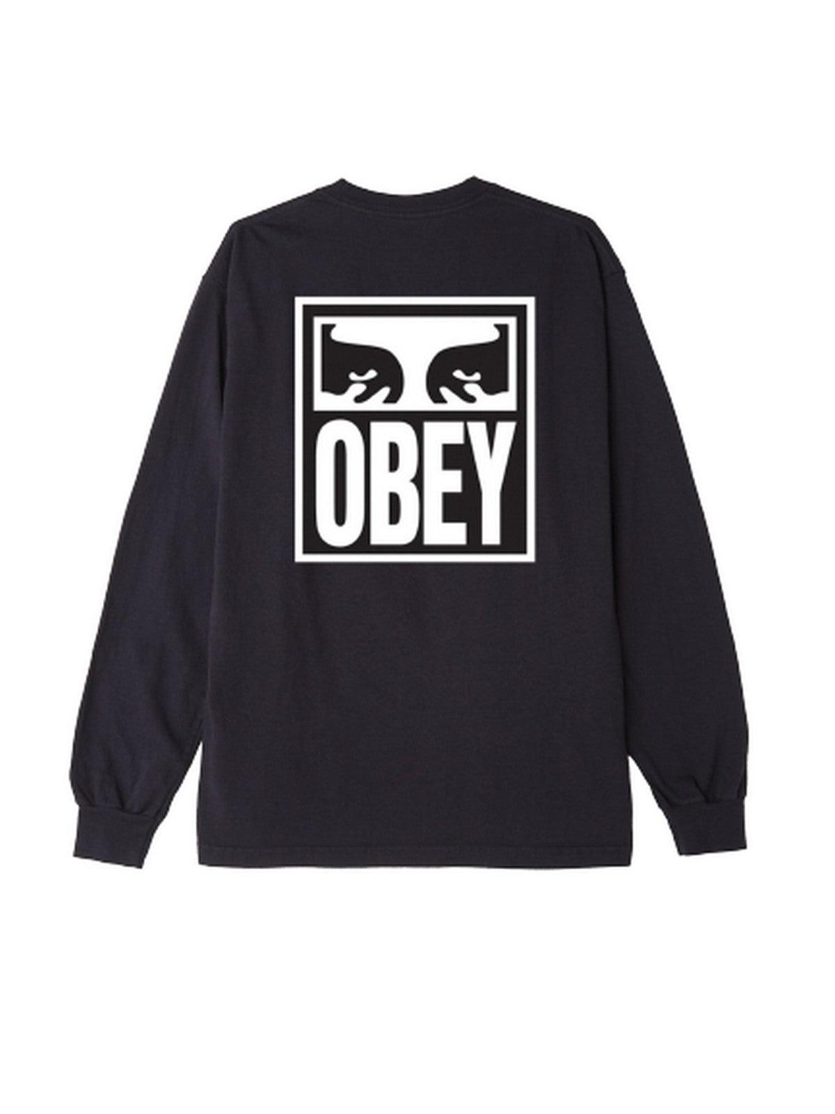 Maglie a manica lunga Uomo Obey - Obey Eyes Icon 2 Heavyweight Tee Ls - Nero