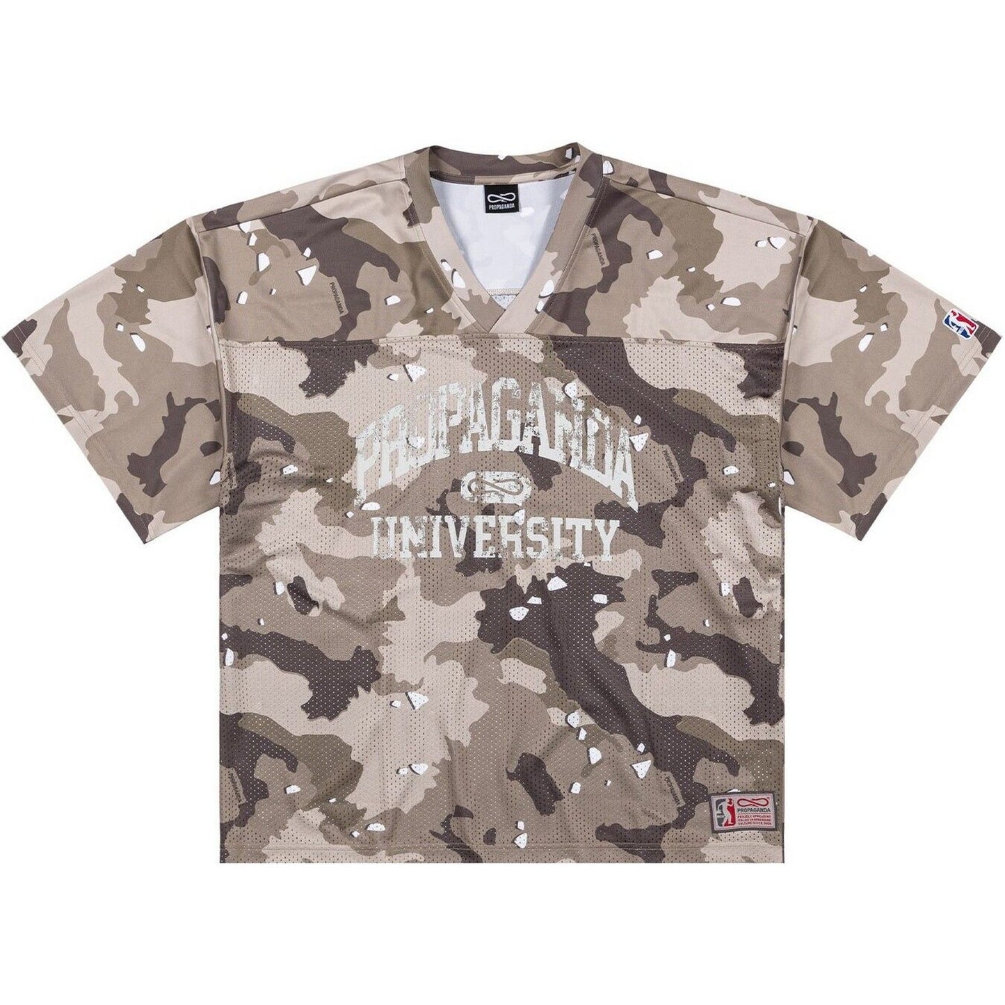 T-shirt Uomo Propaganda - Rugby Jersey Tee Boxy Fit University - Multicolore