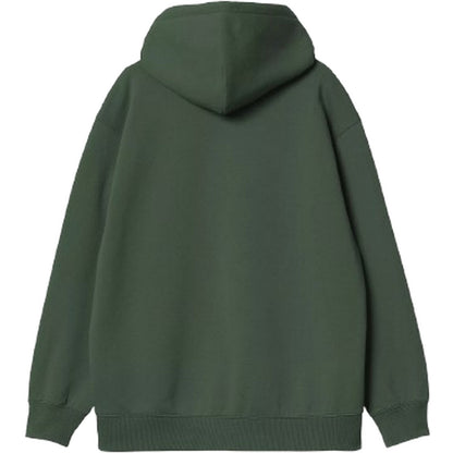 Felpe con cappuccio Donna Carhartt Wip - W' Hooded Carhartt Sweatshirt - Verde