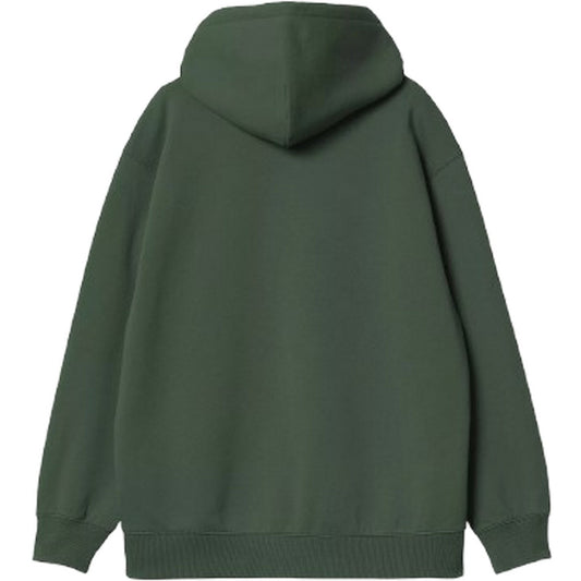 Felpe con cappuccio Donna Carhartt Wip - W' Hooded Carhartt Sweatshirt - Verde