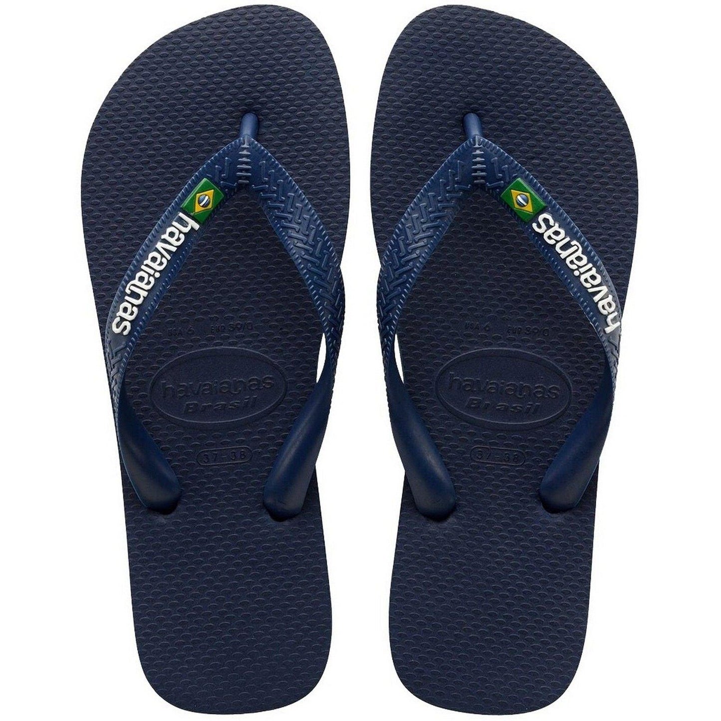 Infradito Unisex Havaianas - Brasil Logo - Blu