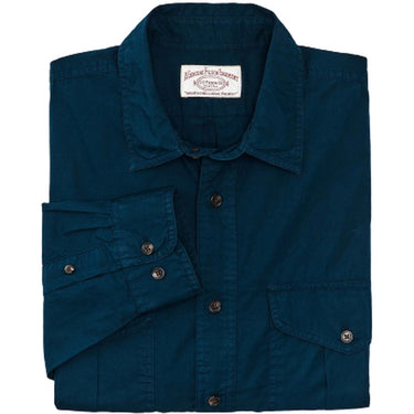 Camicie casual Uomo Filson - Washed Feather Cloth Shirt Yd Feathercloth - Blu