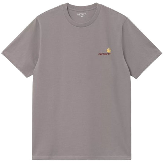 T-shirt Uomo Carhartt Wip - S/S American Script - Beige