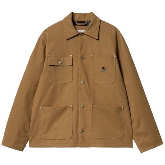 Giacche Uomo Carhartt Wip - Suede Michigan Coat - Marrone