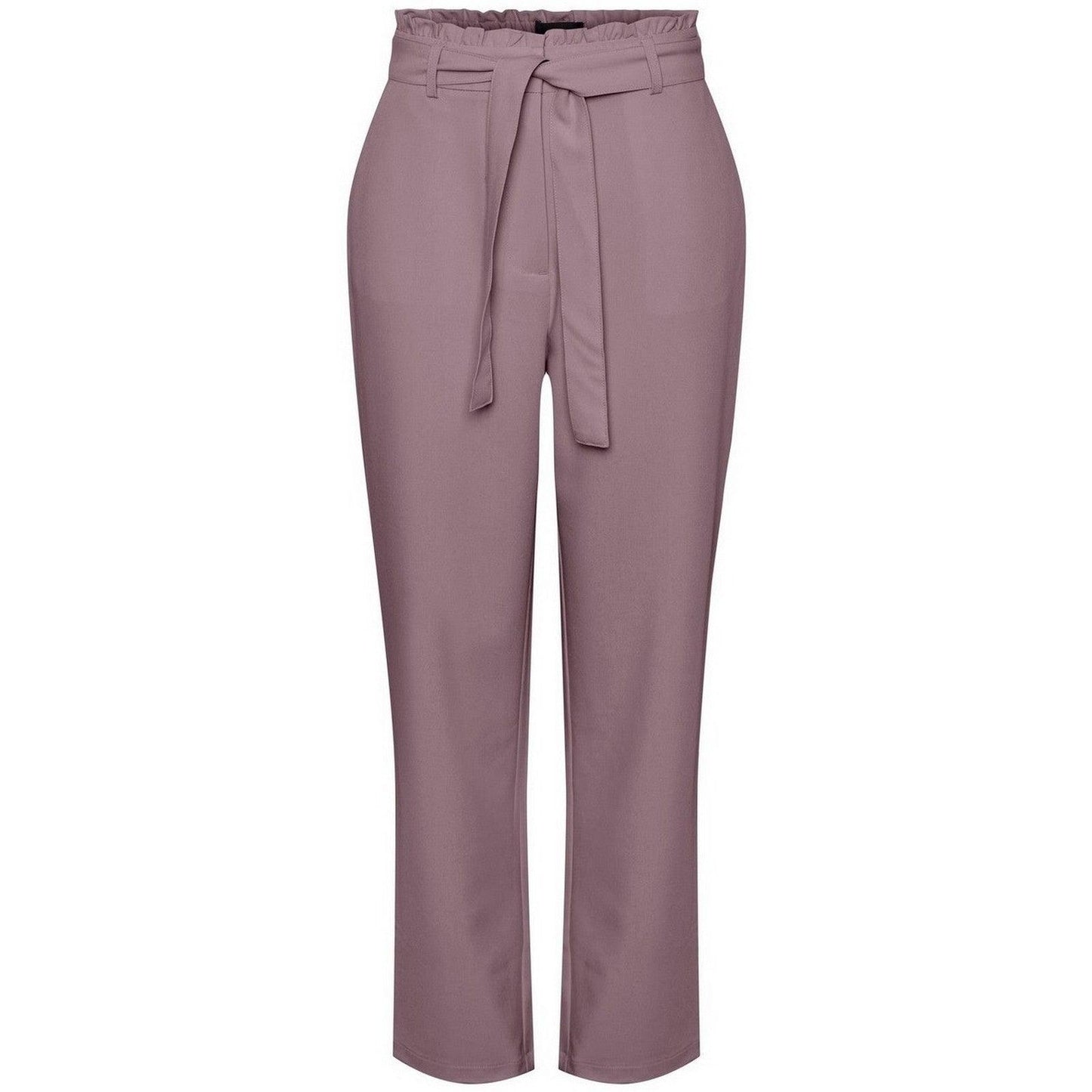 Pantaloni Donna Pieces - Pcboss Hw Paperbag Straight Pants Noos - Rosa