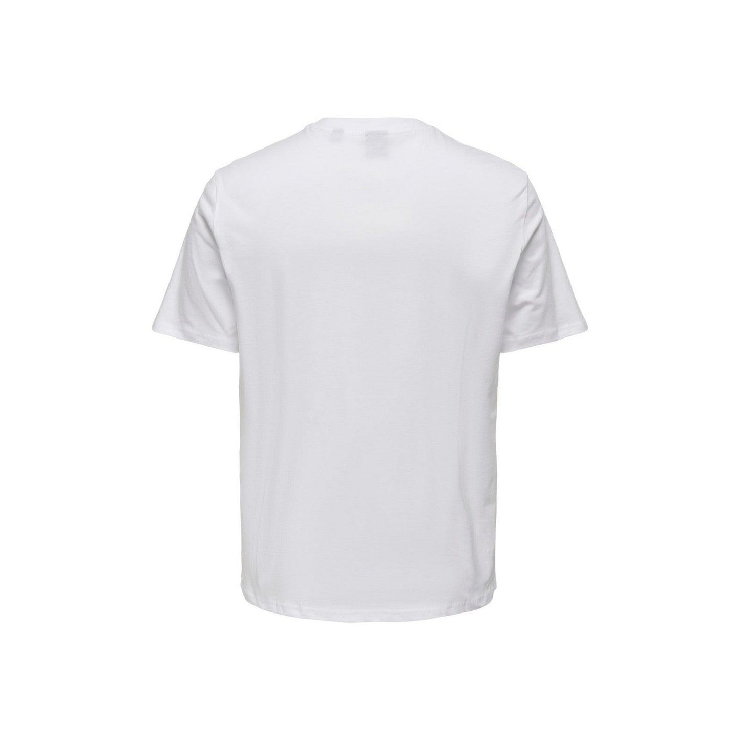 T-shirt Uomo Only & Sons - Onsaugust Reg Ss Tee - Bianco