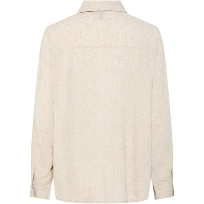 Camicie Donna Pieces - Pcpia Ls Loose Shirt Wvn Noos - Grigio