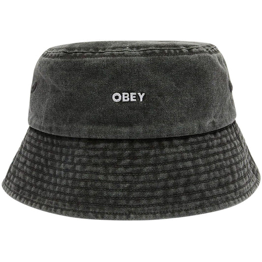 Cappelli alla pescatora Unisex Obey - Bold Pigment Twill Bucket Hat - Nero