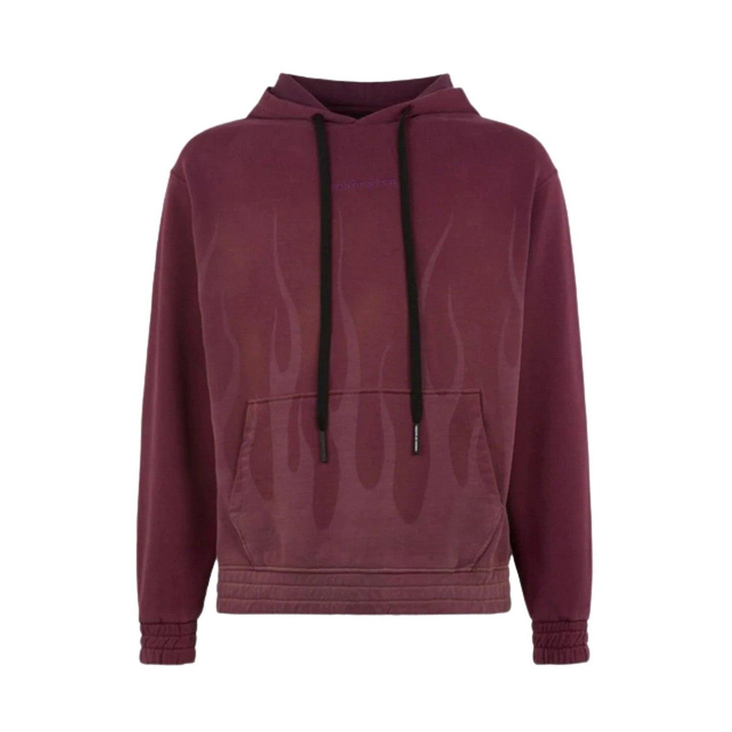 Felpe con cappuccio Unisex Vision of Super - Grape Wine Hoodie With Corrosive Flames - Viola