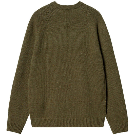 Maglioni Uomo Carhartt Wip - Anglistic Sweater - Verde