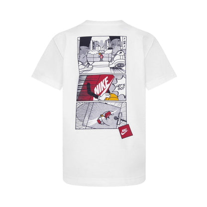 T-shirt Bambini Unisex Nike - Icons Of Play Ss Tee - Bianco