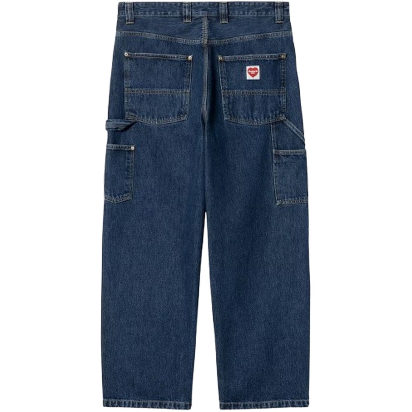 Pantaloni Uomo Carhartt Wip - Nash Dk Pant Cotton Smith Denim - Blu
