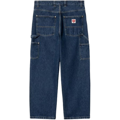 Pantaloni Uomo Carhartt Wip - Nash Dk Pant Cotton Smith Denim - Blu