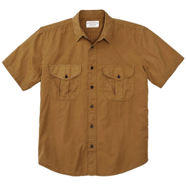 Camicie casual Uomo Filson - Washed Ss Feather Cloth Shirt Yd Feathercloth - Oro