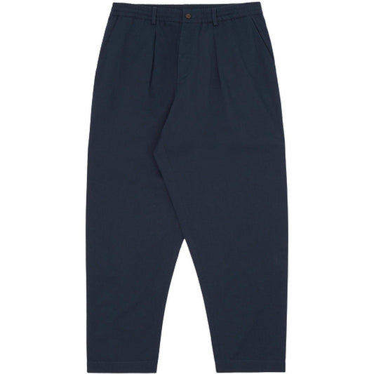 Pantaloni Uomo Universal Works - Pleated Track Pant - Blu