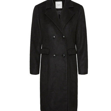 Cappotti Donna Pieces - Hanne Coat - Nero