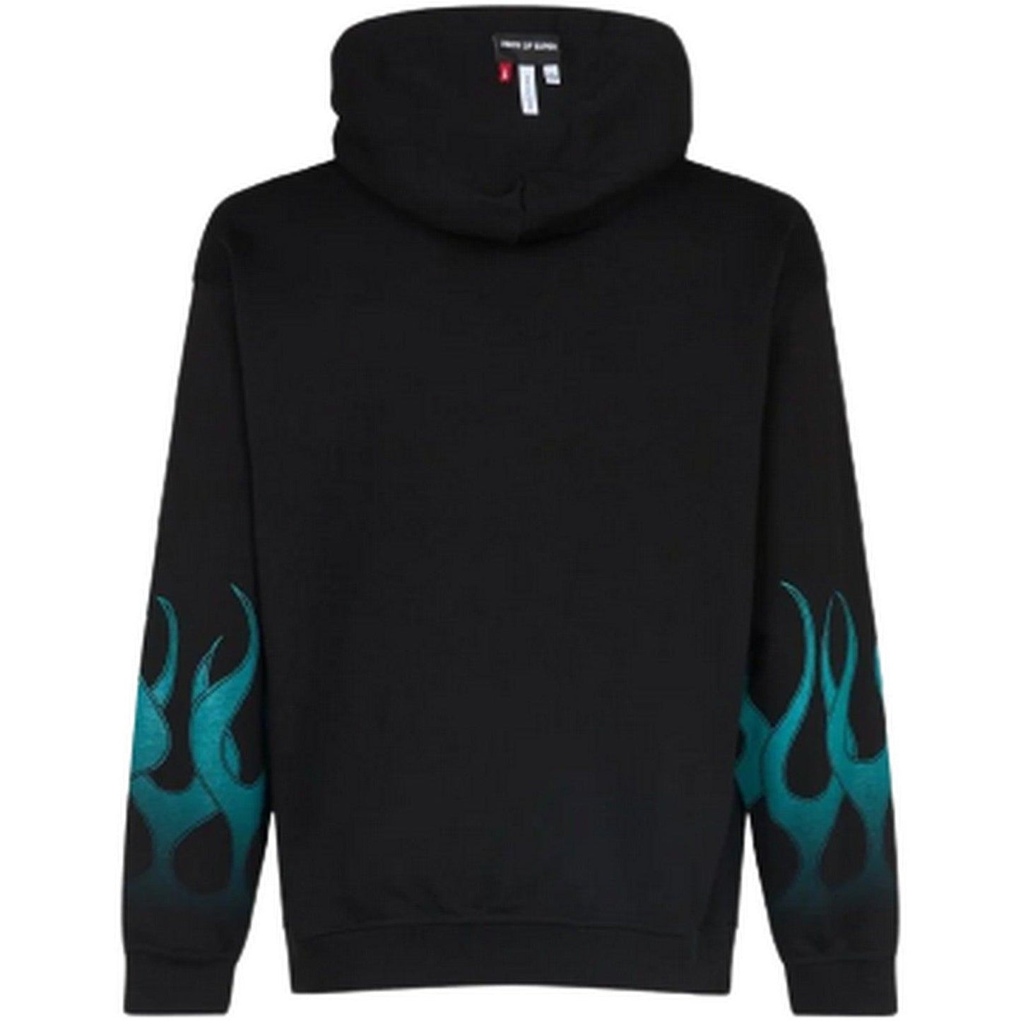 Felpe con cappuccio Uomo Vision of Super - Black Hoodie With Tiffany Racing Flames - Nero