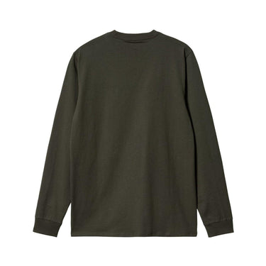 Carhartt Wip Chemises à manches longues pour hommes - T-shirt à poche L/S - Vert